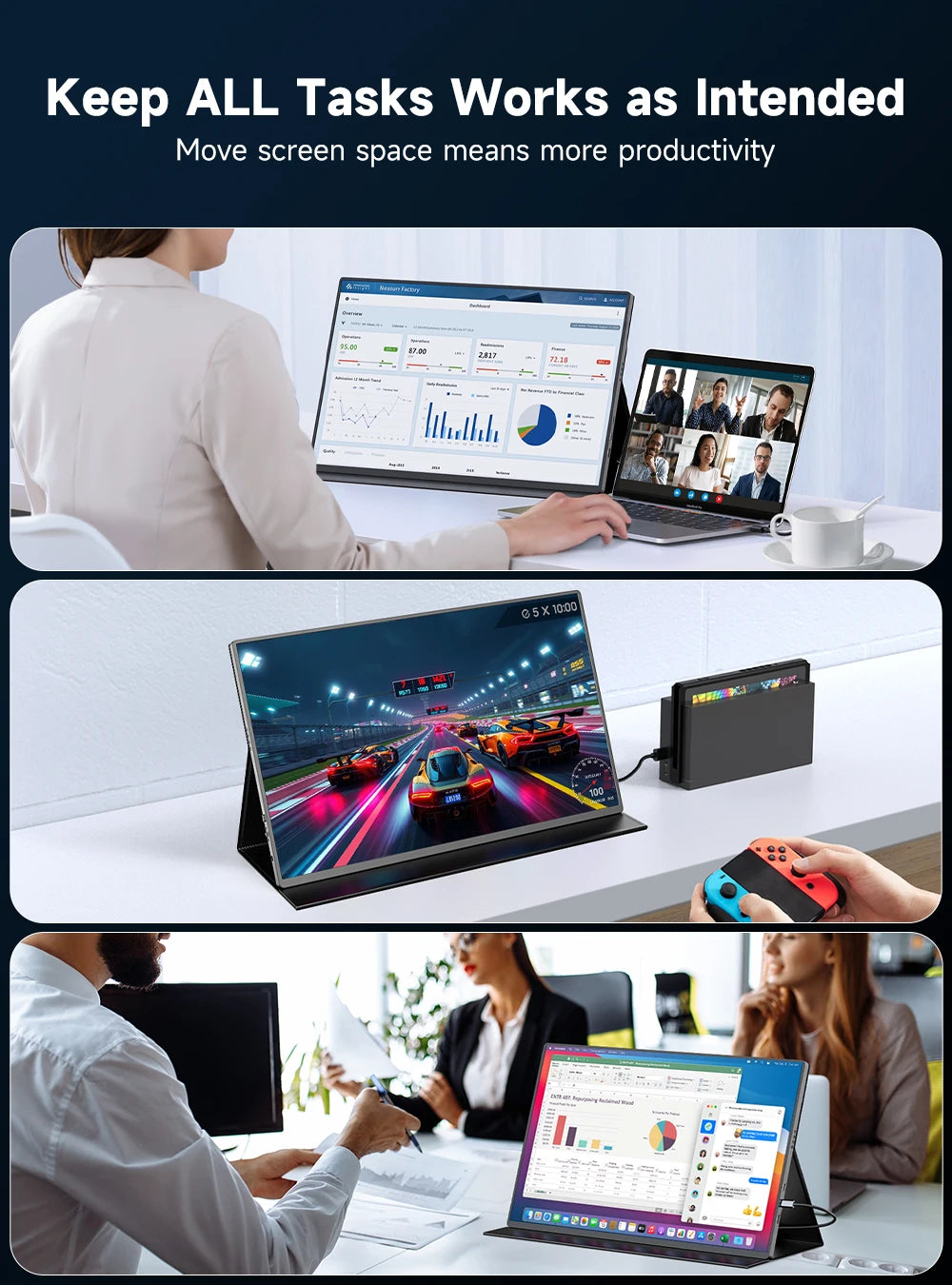 UPERFECT 4K 16" Portable Monitor