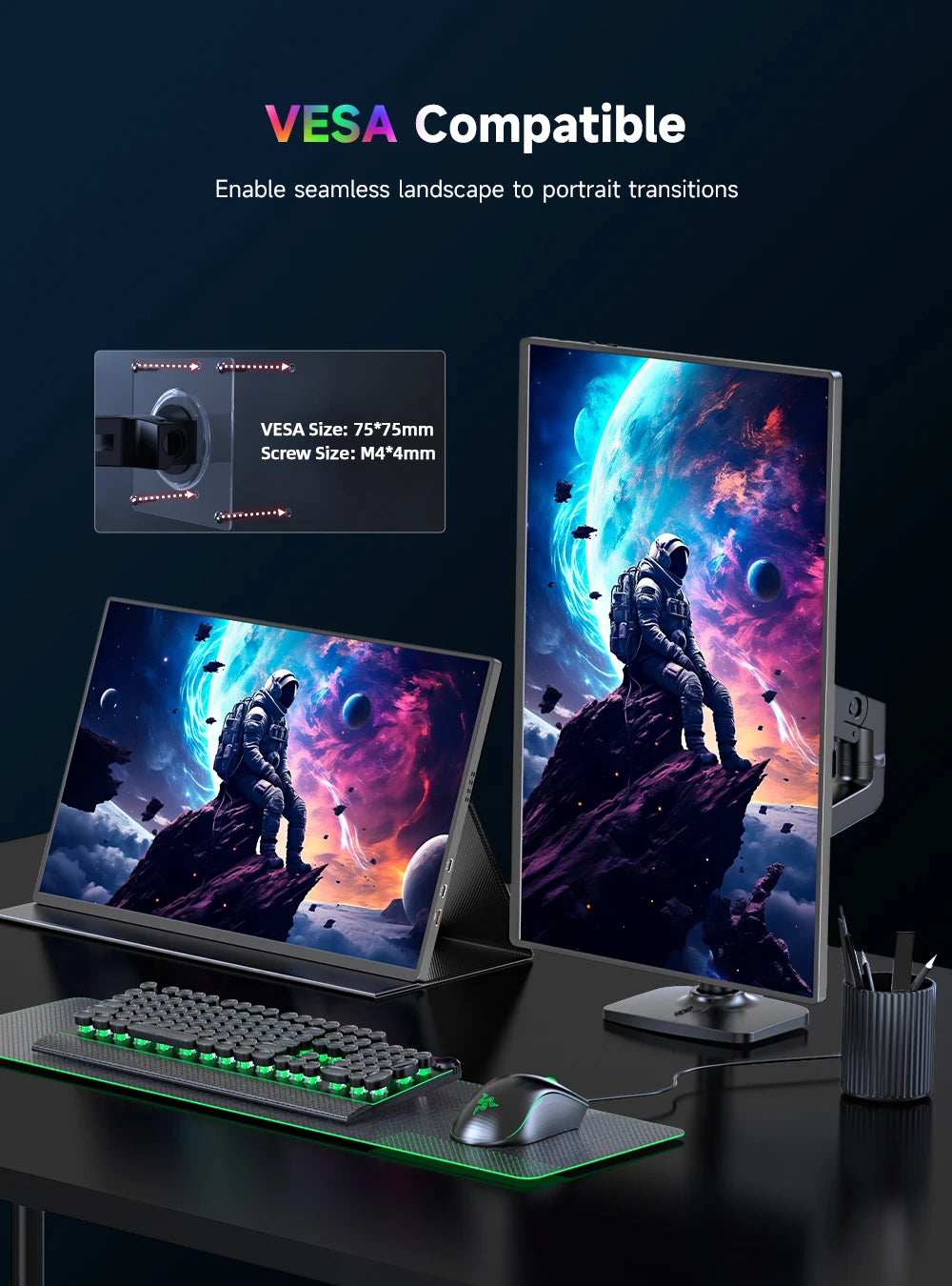 UPERFECT 4K 16" Portable Monitor