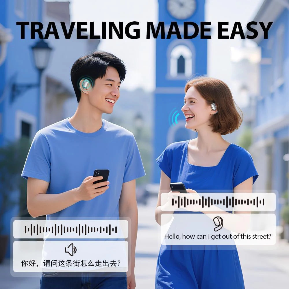 AI Real-Time Translation Earbuds