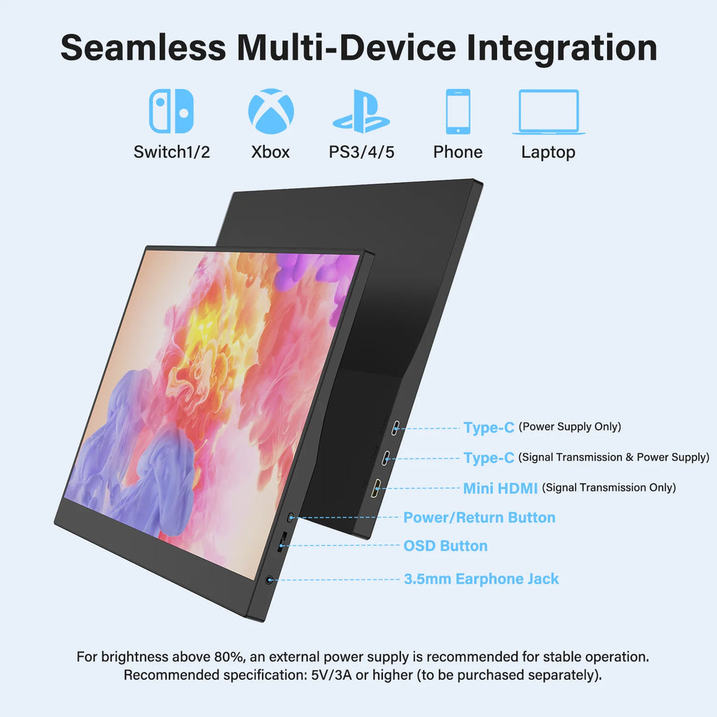 15.6" FHD Portable Monitor