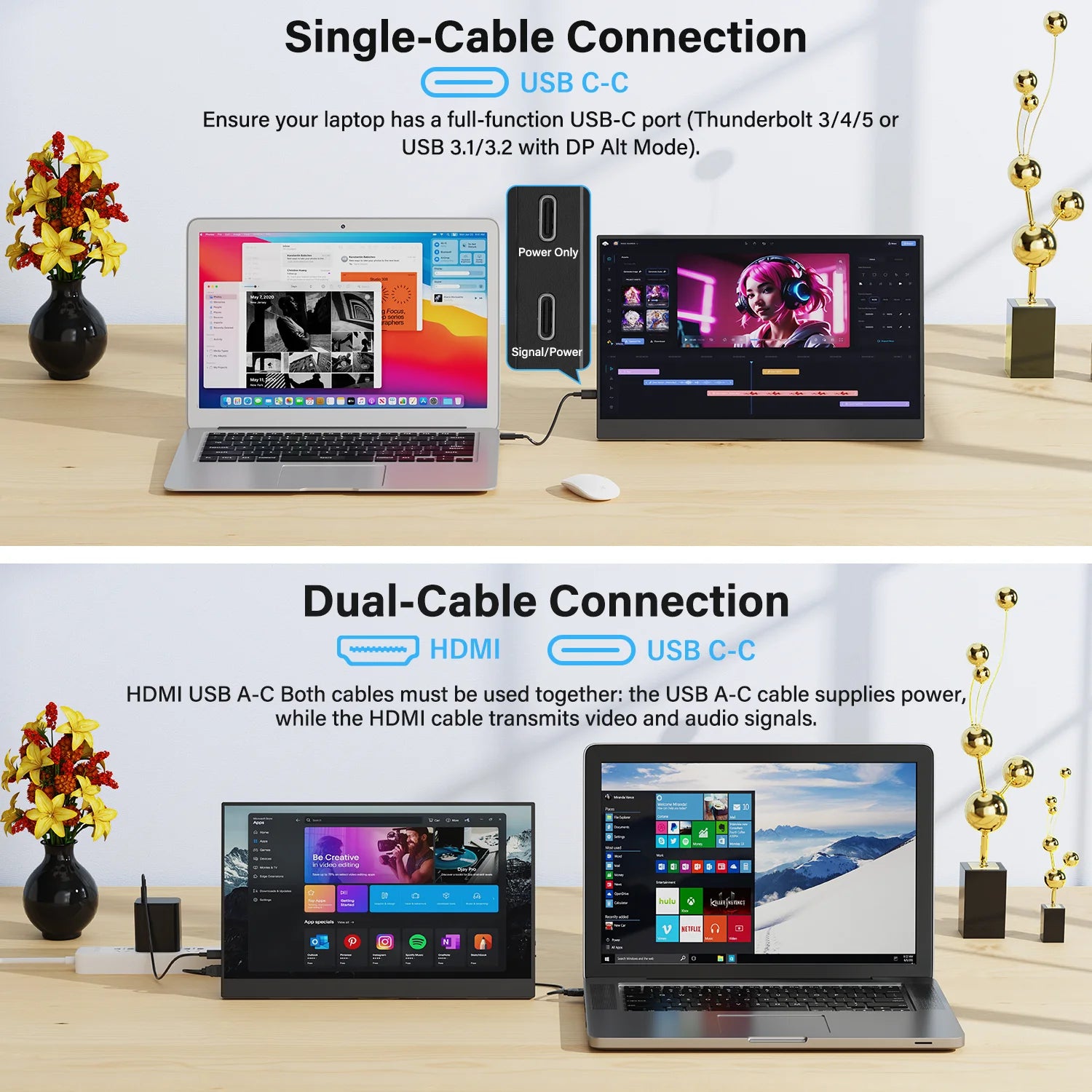 15.6" FHD Portable Monitor