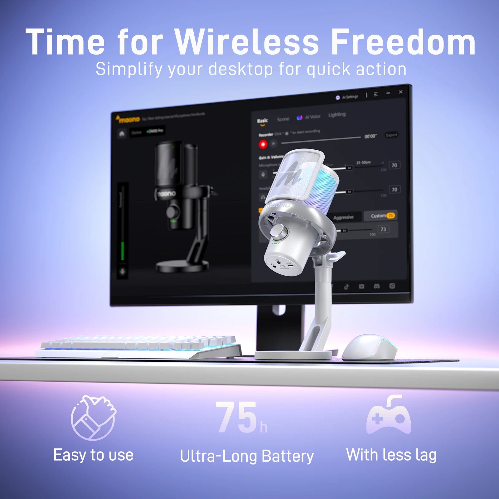 MAONO Wireless USB Condenser Mic