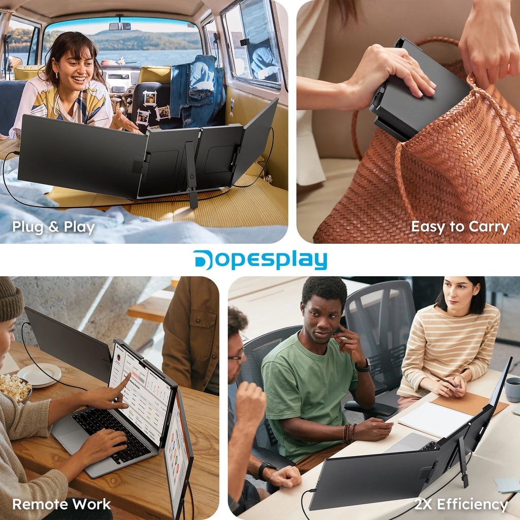 15.6" Triple Screen Laptop Extender