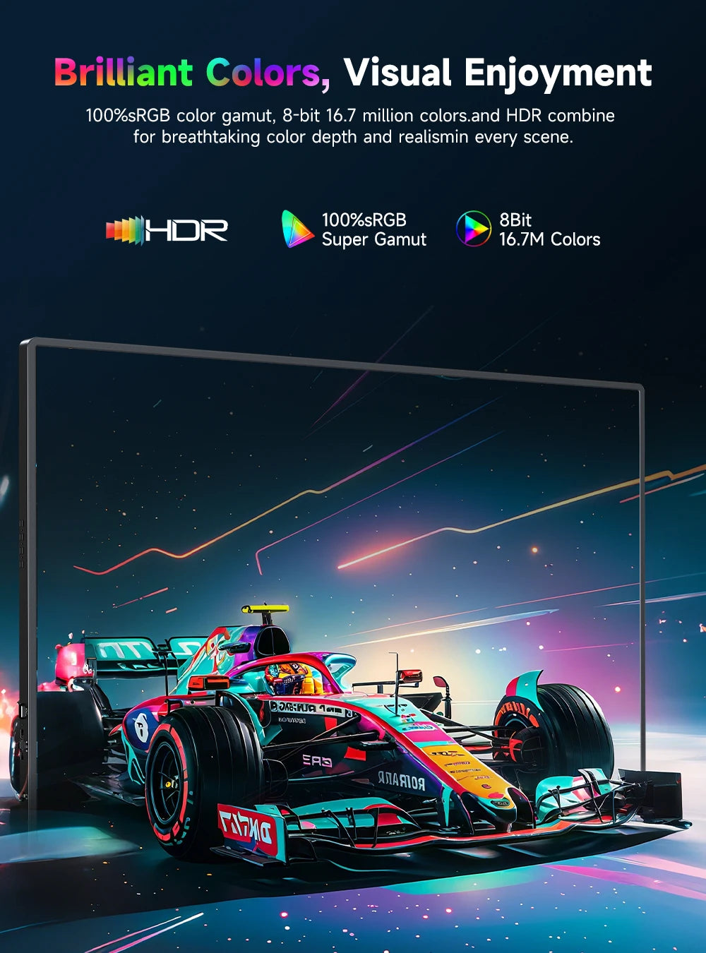 UPERFECT 4K 16" Portable Monitor