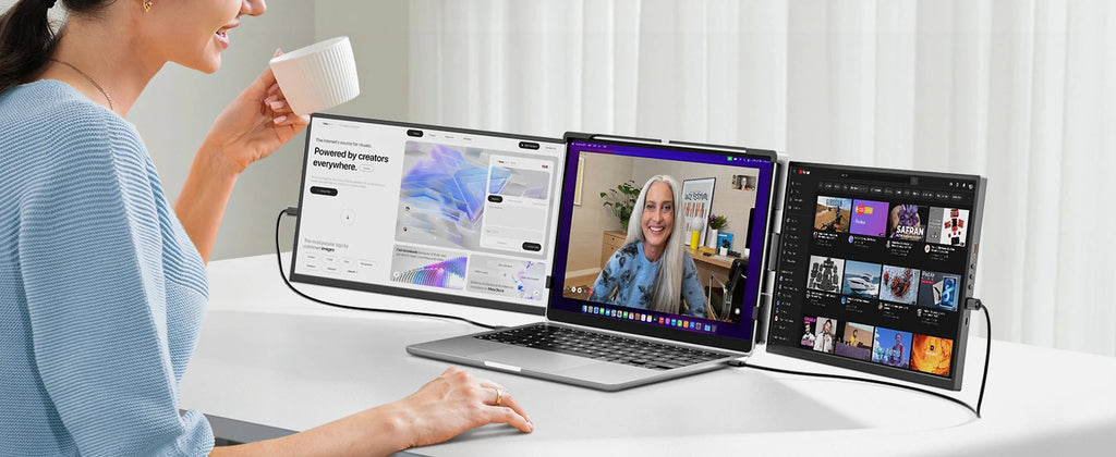 15.6" Triple Screen Laptop Extender