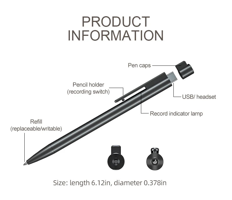 Digital Voice Recorder Pen