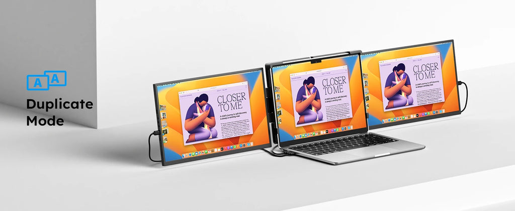 15.6" Triple Screen Laptop Extender
