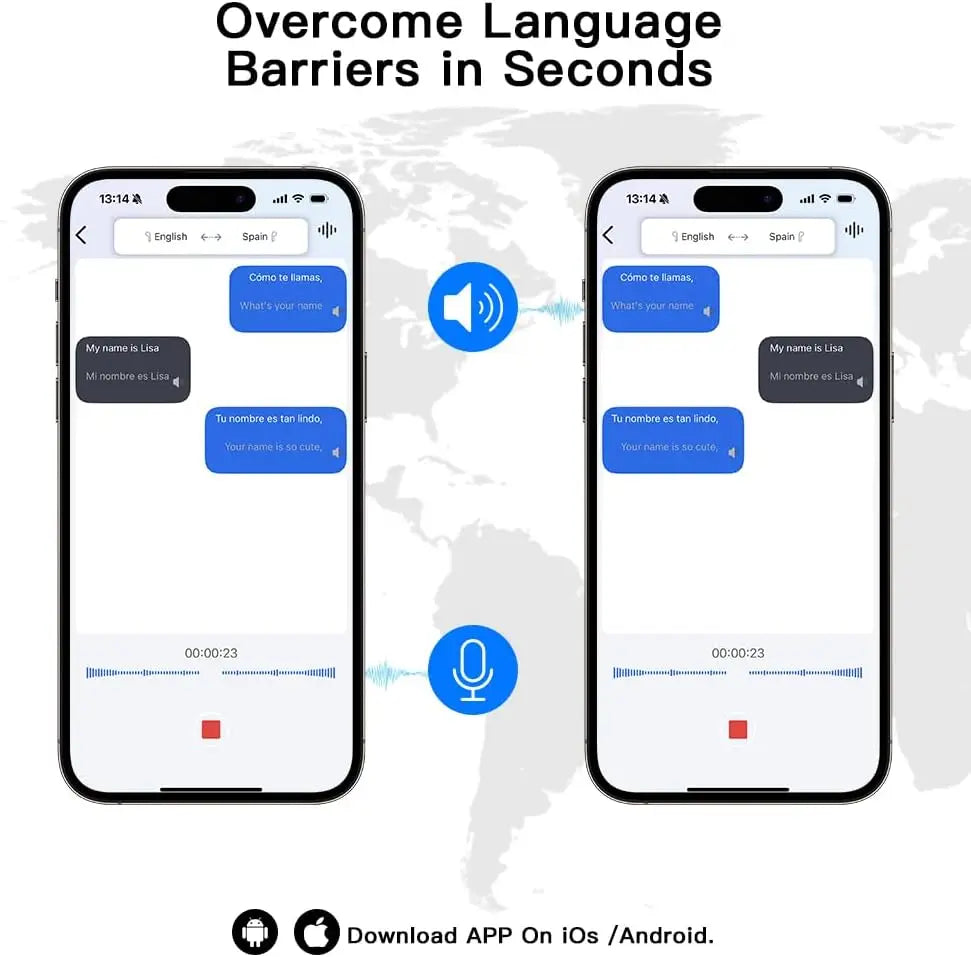 AI Real-Time Translation Earbuds