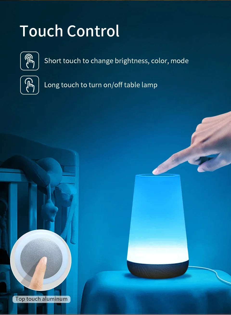 Smart RGB Dimmable Night Lamp