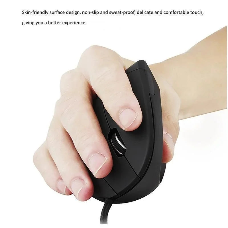Ergonomic Vertical RGB Gaming Mouse